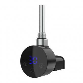 ТЕН для рушникосушки OnlyHeat Agate Black Pro 0.6 кВт прихований монтаж Чорний