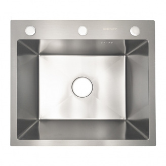 Кухонна мийка Britc HM HS5448 54x48x23 см Сірий