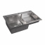 Кухонная мойка Britc HM HS7848LB 78x48x21 см Серый Ровно