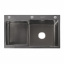 Кухонна мийка Britc HM HS7848RB-B 78х48х21 см Сірий Хуст