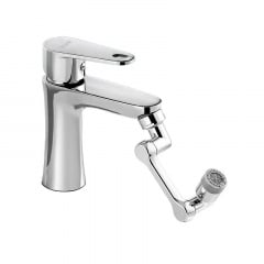 Аэратор поворотный 1080 градусов 2 режима Britc DMD 2006-ABS Серебристый Мелитополь