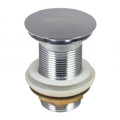 Донний клапан для раковини Britc SS65 click-clack без переливу Хром Миколаїв