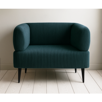 Кресло офисное Tobi Sho Бенно-1 с подлокотниками для офиса, гостиной 1000х720х750 велюр вельвет Lotus 39/SEA WAVE