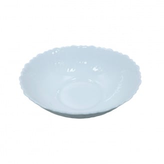 Салатник Lumines Хвилястий край №7 17х17х5 см Білий TW 70