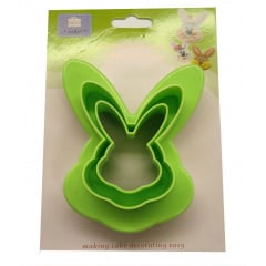 Вирубки для печива двосторонні Зайчик Kitchen 2 штуки Чортків