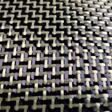 Арамидно-углеродная ткань ACWT165 165 г/м², ширина 1200 мм, 3K карбон / 1000D арамид