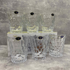 Набор стаканов для виски 290 мл 6 шт Bohemia Marble b2KF06-99W24 Талалаевка