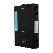 Газовий проточний водонагрівач Piegaz Hermes 59х34х14.5 см Black