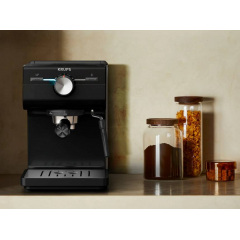 Кавоварка еспресо Krups XP381810 OPIO BLK 2 л Чорний (7076115) Куп'янськ