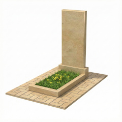 Пам'ятник із жовтого піщаника одинарний Коломыя