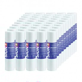 Комплект картриджей Sion 2.5х10 дюйм 10 мкм Белый 50 шт