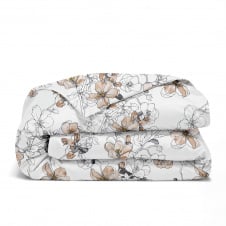 Полутораспальный пододеяльник 160х220 см PASTEL FLOWERS COSAS Бежевый