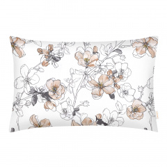 Евро постельное белье PASTEL FLOWERS COSAS Бежевый 200х220 см Николаев