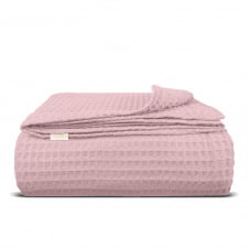 Покривало COSAS Sakura Greek Waffle 230х240 см Рожевий