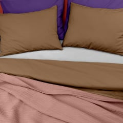 Покривало COSAS Sakura Knitted Braid 160х230 см Рожевий Ромни