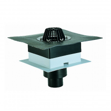 Покрівельна воронка Hutterer&Lechner HL63H/2 DrainBox DN125 з бітумним полотном
