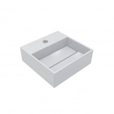 Умивальник Miraggio Toni 300С, miramarble, білий глянцевий