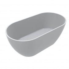 Ванна зі штучного каменю Miraggio Greenland 1550х850, біла (miramarble)