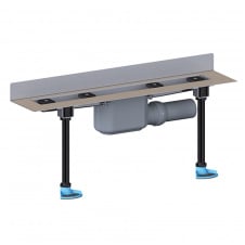 Душовий лоток Hutterer&Lechner HL50W.0/130 кутовий пристінний 1300 мм без решітки