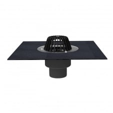 Покрівельна воронка Hutterer&Lechner HL62H/7 DN75 з вертикальним випуском з бітумним полотном