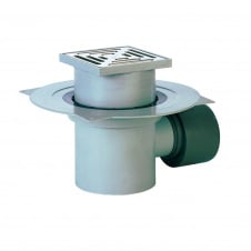 Трап для внутрішніх приміщень Hutterer&Lechner HL72.1 горизонтальний з обтискним фланцем