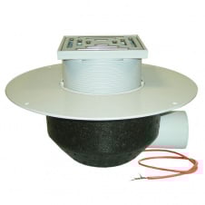 Покрівельна воронка Hutterer&Lechner GmbH DN75 горизонтальний випуск з електрообігрівом (HL64.1BP/7)