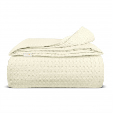 Плед покрывало COSAS Petal Waffle Weave 200х220 см Бежевый