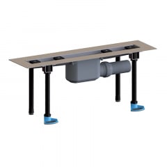 Душовий лоток Hutterer&Lechner HL50F.0/120 з сифоном 1200 мм без решітки Свеса