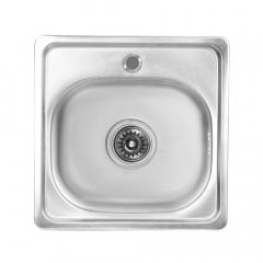 Кухонна мийка з нержавіючої сталі Platinum Сатин 3838, 0,6/160 мм Київ