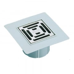 Решітка Hutterer&Lechner HL66P d145мм з ПВХ-коміром 206x206мм/138x138мм Бушеве