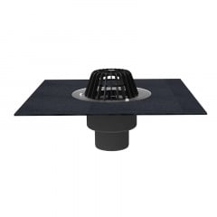 Покрівельна воронка Hutterer&Lechner HL62H/7 DN75 з вертикальним випуском з бітумним полотном Київ