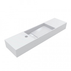 Умивальник Miraggio Toni 850 C, miramarble, білий глянцевий Бердянск