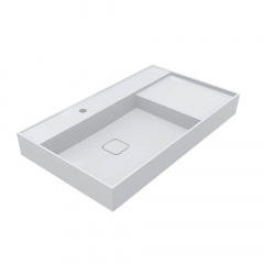 Умивальник Miraggio Soul 900, miramarble, білий глянцевий Одесса