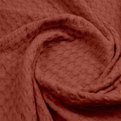 Плед покрывало COSAS Сinnamon Waffle Weave 160х230 см Коричневый Весёлое