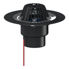 Покрівельна воронка Hutterer&Lechner GmbH DN125 вертикальний випуск з затискним елементом та електрообігрівом (HL62.1/2) Каменка-Днепровская