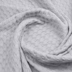 Плед покрывало COSAS Silver Waffle Weave 200х220 см Серый Королёво