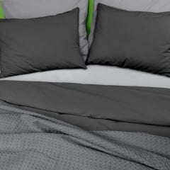 Плед покрывало COSAS Smoky Waffle Weave 110х140 см Серый Городок