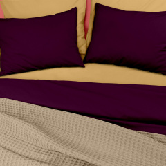 Плед покрывало вафельное COSAS Beige Greek Waffle 230х240 см Бежевый Киев