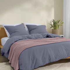 Плед покривало COSAS Floral Waffle Weave 230х240 см Ліловий Оріхів