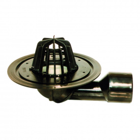 Трап для покрівлі Hutterer&Lechner HL80.3 DN50/75 поворотний з листовловлювачем