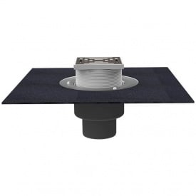 Покрівельна воронка Hutterer&Lechner GmbH DN160 вертикальний випуск з бітумним полотном (HL62BH/5)