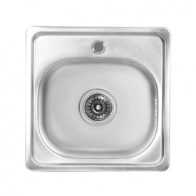 Кухонна мийка з нержавіючої сталі Platinum Сатин 3838, 0,6/160 мм