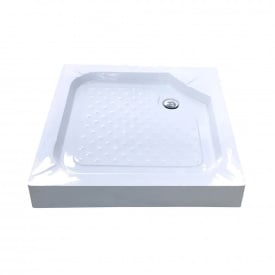 Душовий піддон квадратний Bravo Lubawa SL 80х80х13 білий
