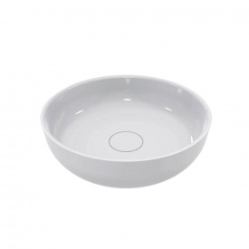 Умивальник Miraggio Moon, miramarble, білий глянцевий