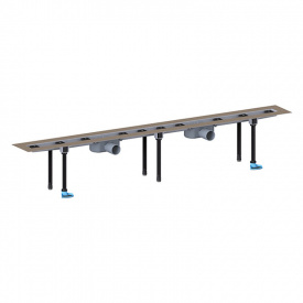 Душовий лоток Hutterer&Lechner HL50FU.0/150 зменшеної висоти з сифоном 1500 мм без решітки