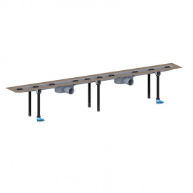 Душовий лоток Hutterer&Lechner HL50FU.0/210 зменшеної висоти з сифоном 2100 мм без решітки