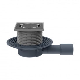 Трап для внутрішніх приміщень Hutterer&Lechner HL90PR горизонтальний 123х123/115х115мм