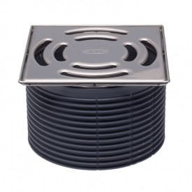 Решітка Hutterer&Lechner HL3910 d146мм нержавіюча сталь з підрамником 145x145мм/138x138мм