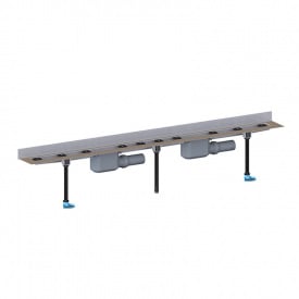 Душовий лоток Hutterer&Lechner HL50W.0/140 кутовий пристінний 1400 мм без решітки