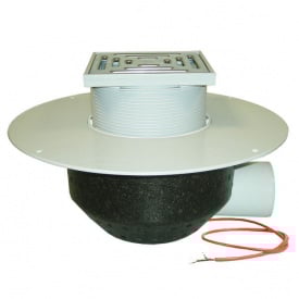 Покрівельна воронка Hutterer&Lechner GmbH DN75 горизонтальний випуск з електрообігрівом (HL64.1BP/7)